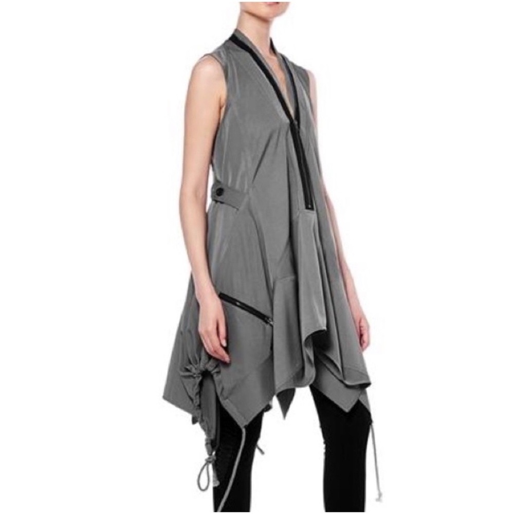 Gracie Parachute Dress in Grey Size Small NWT